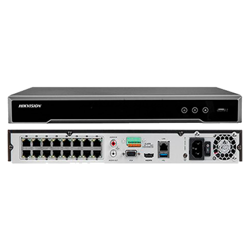 NVR 16 CANALES HIKVISION - 4K -H265+ DS-7616NI-K2