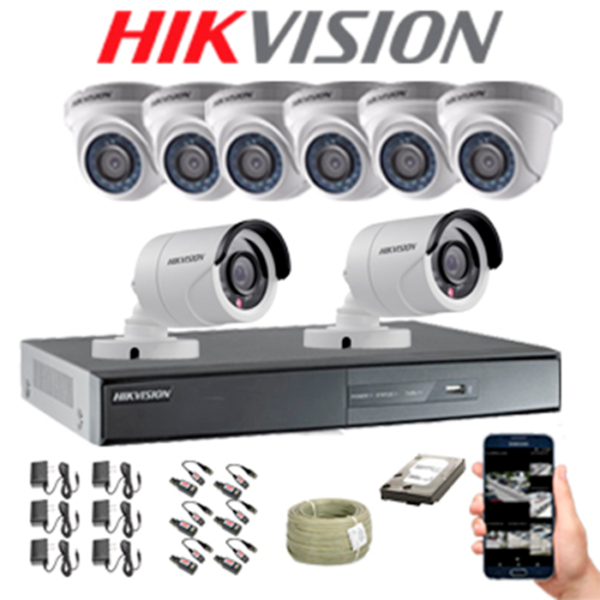 KIT CCTV HIKVISION DVR TURBO 16CH KIT-4