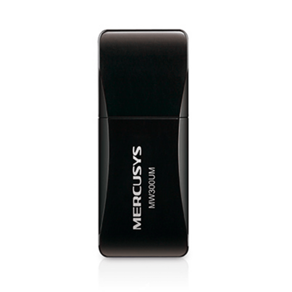 Mini Adaptador USB Inalámbrico N300 Mercusys - MW300UM