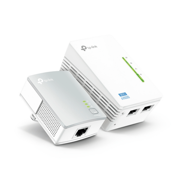 Extensor Powerline Wi-Fi 300Mbps AV600 Kit de Inicio TP-Link - TL-WPA4220KIT